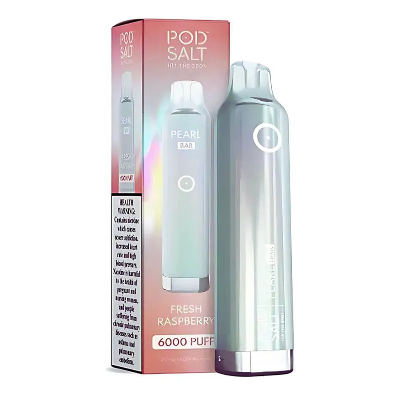 Fresh Raspberry - Pod Salt Pearl Bar 6000 Puffs Disposable Vape 20mg/ml in Dubai & UAE