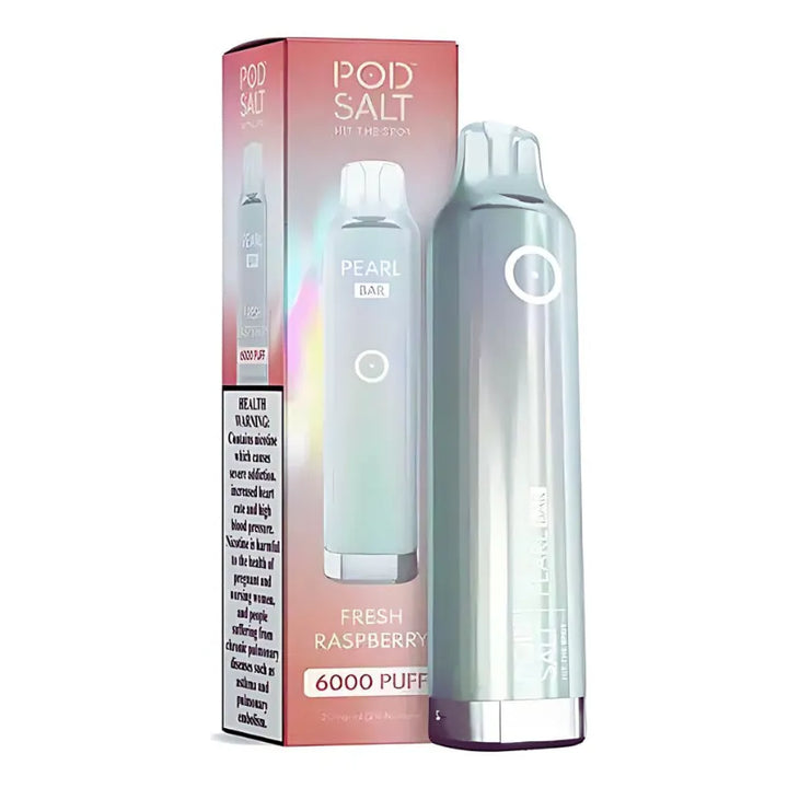Fresh Raspberry - Pod Salt Pearl Bar 6000 Puffs Disposable Vape 20mg/ml in Dubai & UAE