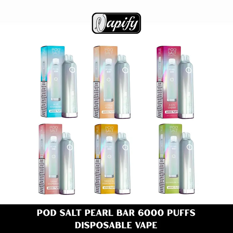 Best  Pod Salt Pearl Bar 6000 Puffs Disposable Vape 20mg/ml in Dubai & UAE