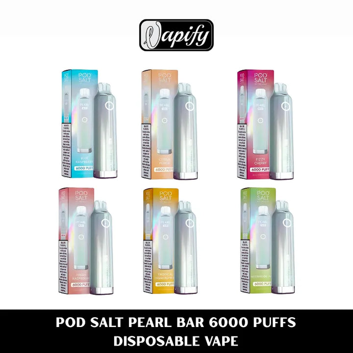 Best  Pod Salt Pearl Bar 6000 Puffs Disposable Vape 20mg/ml in Dubai & UAE