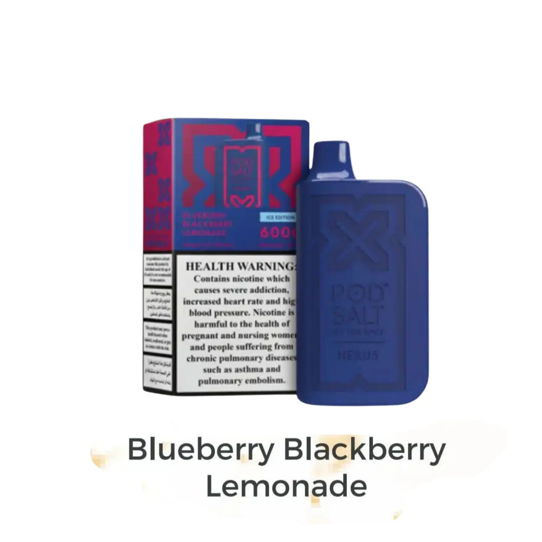 Blueberry Blackberry Lemonade  - POD SALT Nexus 6000 Puffs Disposable Vape 20mg in Dubai, UAE 