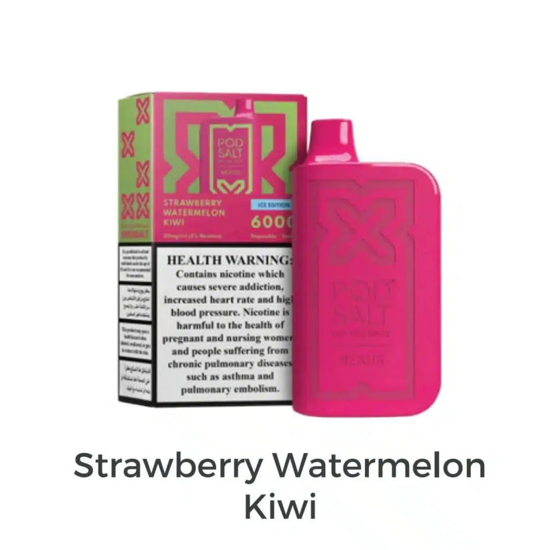Strawberry Watermelon Kiwi - POD SALT Nexus 6000 Puffs Disposable Vape 20mg in Dubai, UAE 