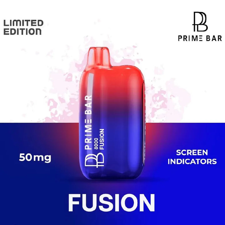 Fusion  - Prime Bar 8000 Puffs Disposable Vape 50mg in UAE