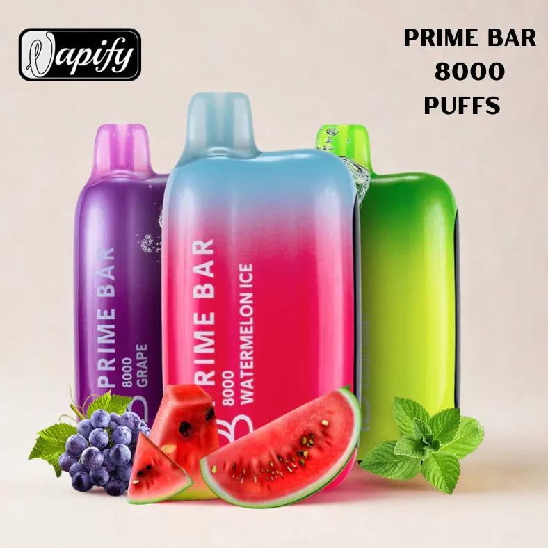 Best 
Prime Bar 8000 Puffs Disposable Vape 50mg in UAE