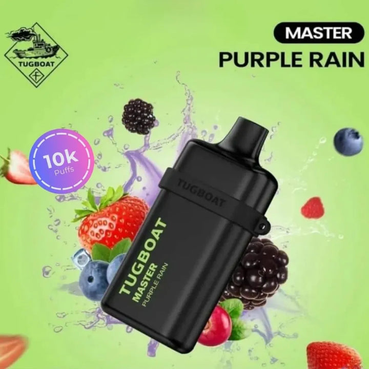 Purple Rain- Tugboat Master 10000 Puffs Disposable Vape 20mg in Dubai, UAE