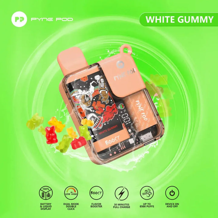 Pyne Pod Boost 8500 Puffs 5% Nicotine Rechargeable Vape