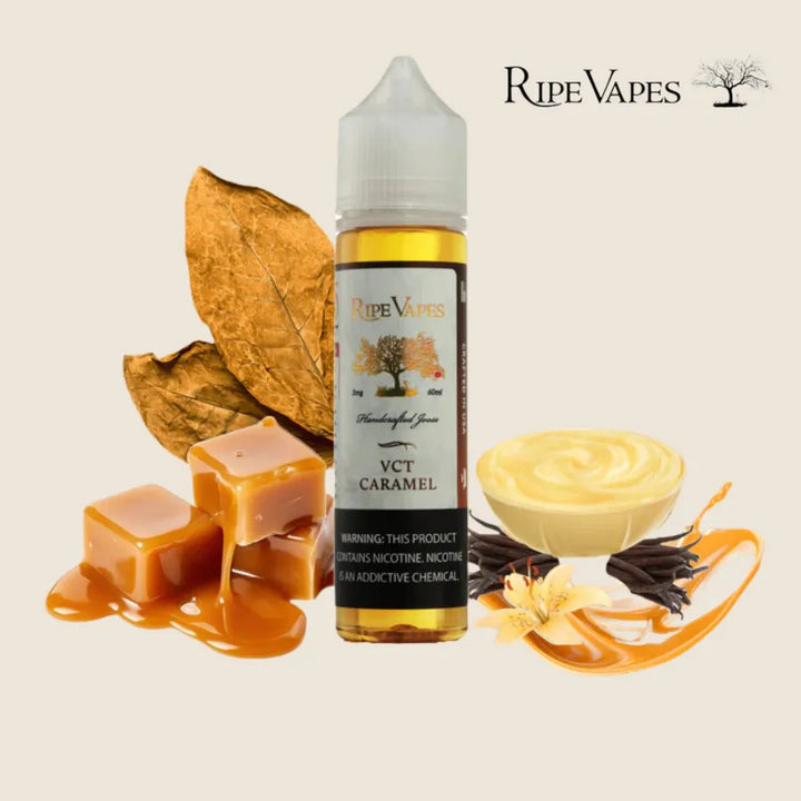 VCT Caramel  - RIPE VAPES 60ML E-LIQUID IN DUBAI, UAE