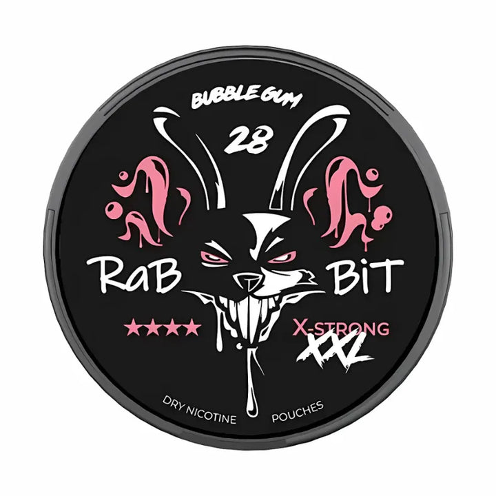 Rabbit Nicotine Pouches Bubble Gum 20mg & 26 in Dubai, UAE