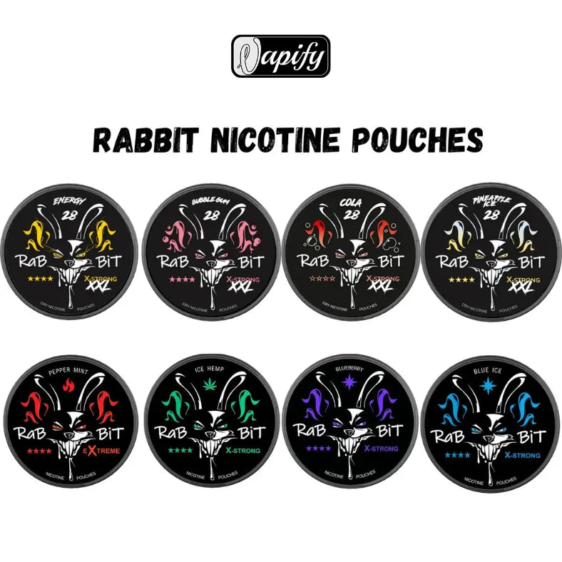 Rabbit Nicotine Pouches 20mg & 26 in Dubai, UAE
