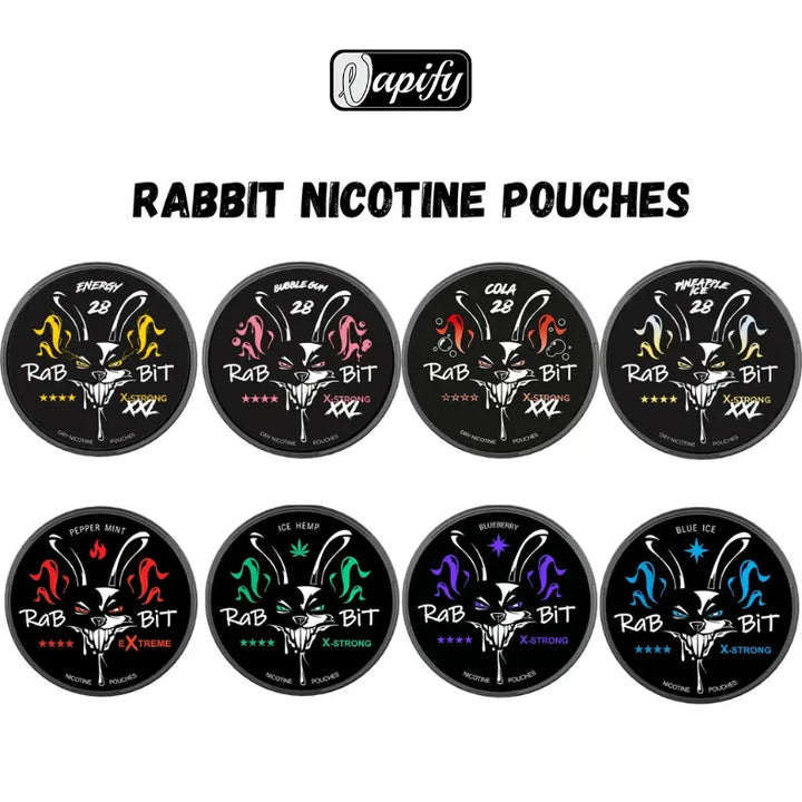 Rabbit Nicotine Pouches 20mg & 26 in Dubai, UAE