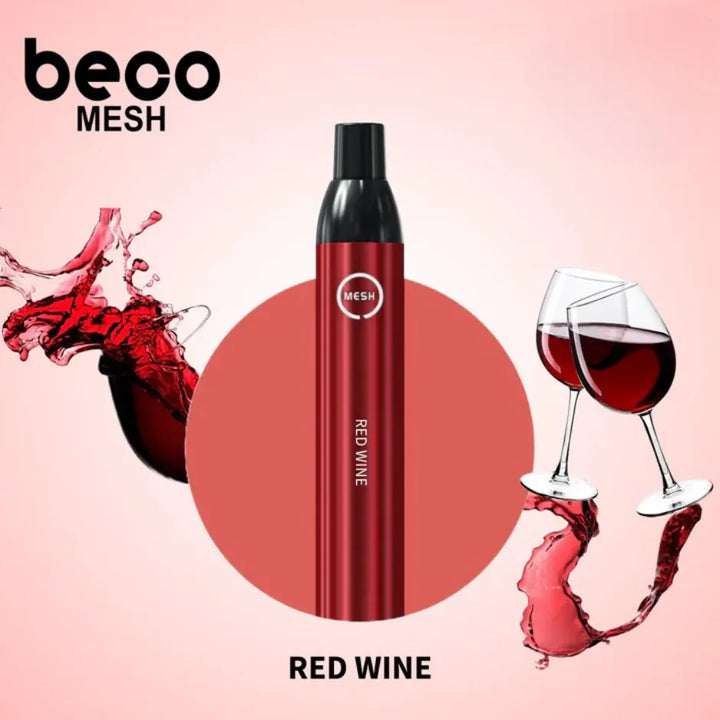 Red Wine - Vaptio Beco Mesh 2200 Puffs Disposable Vape in Dubai, UAE   