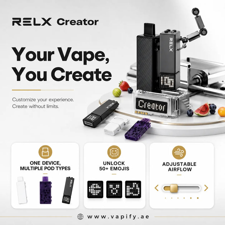 Relx Creator Starter Kit 15000 Puffs Disposable Vape