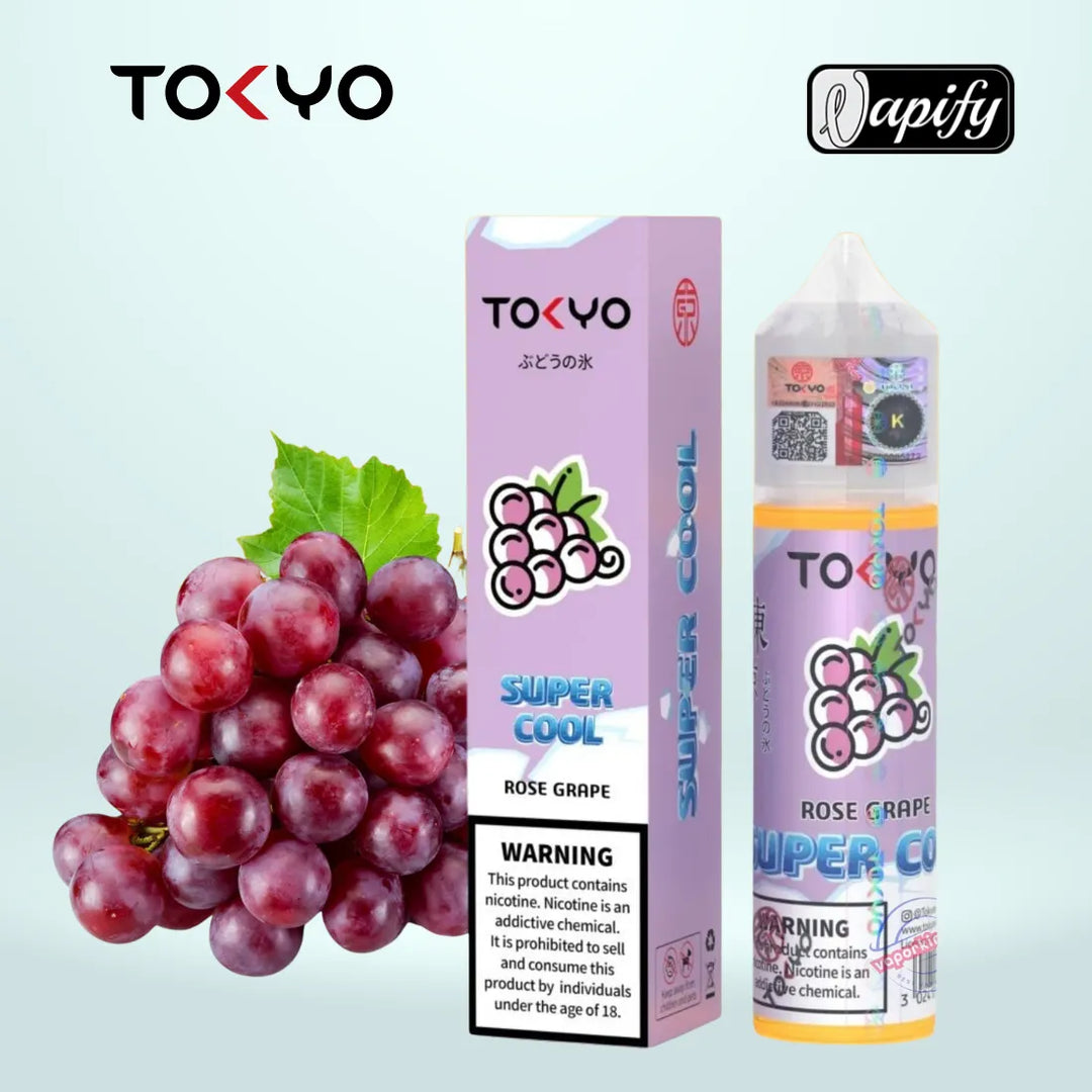 Rose Grape  - Tokyo Super Cool 60ml E-liquid in Dubai, UAE