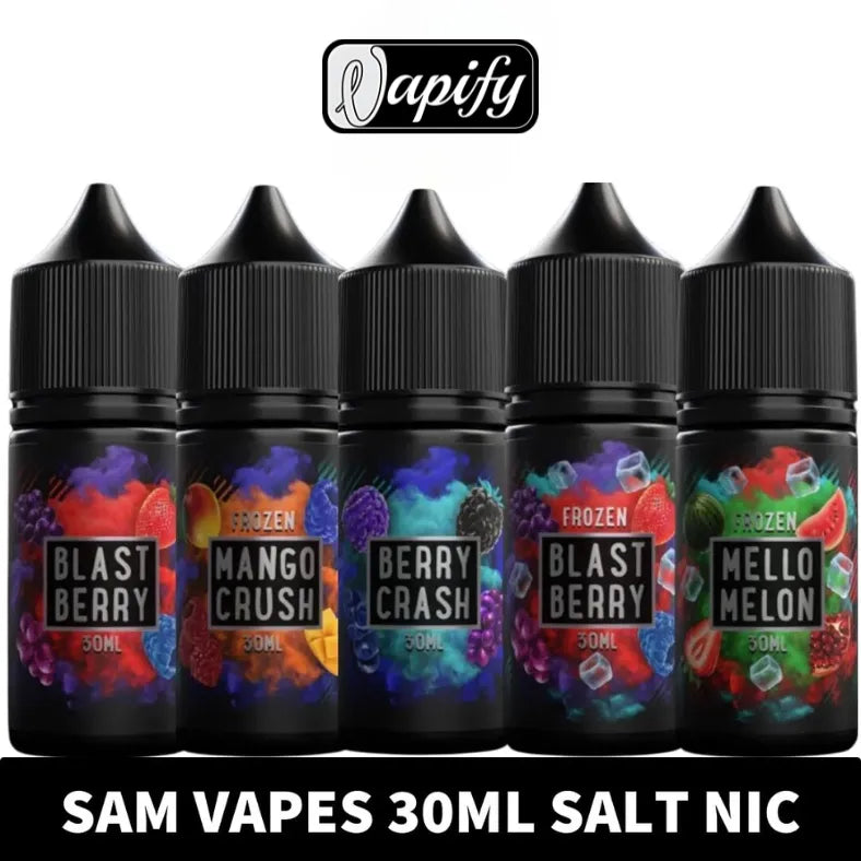 SAMVAPESSaltNicotine30mlE-Liquid30mg_50mgVapeJuiceinDubai_UAE