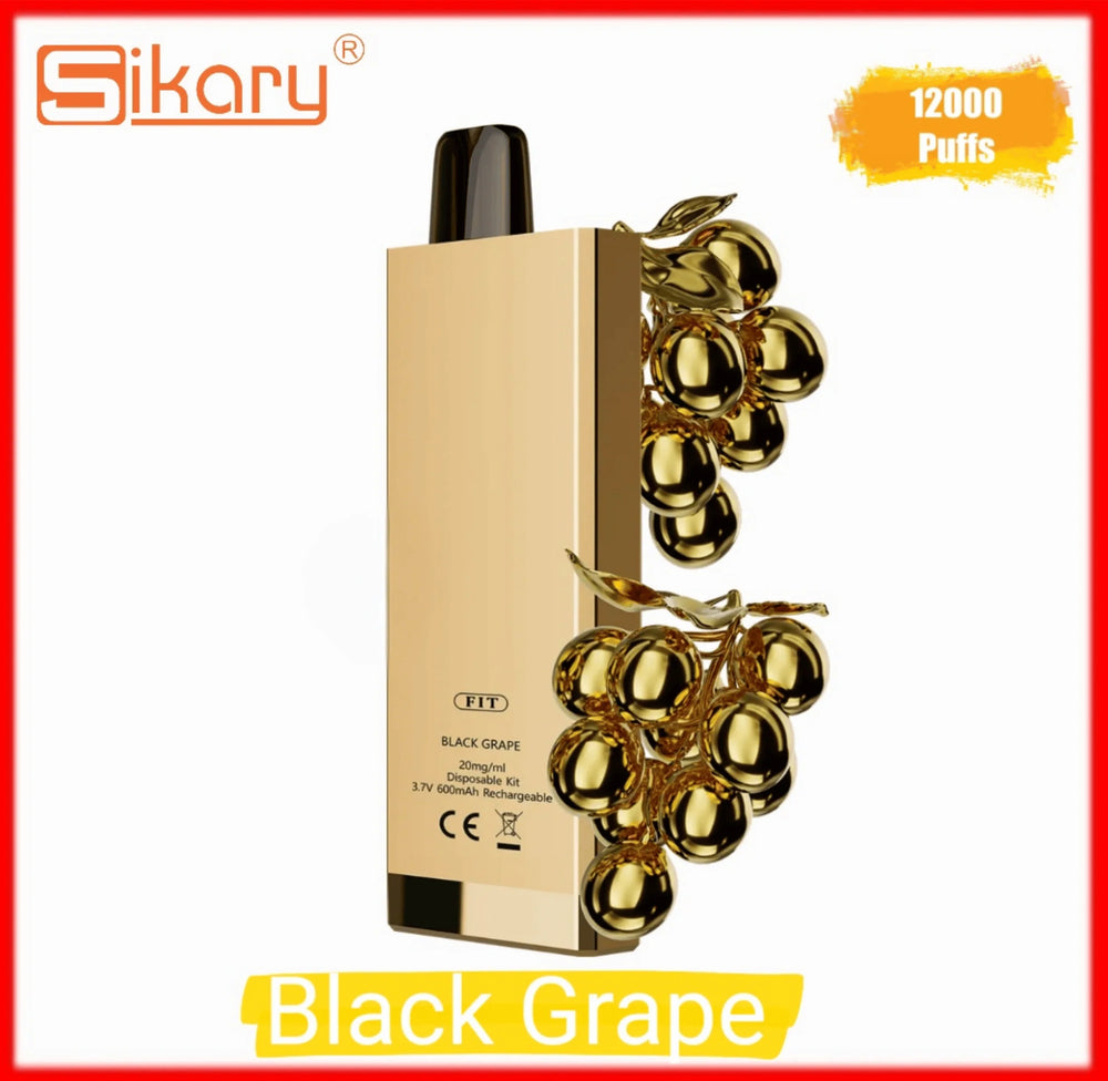 SIKARY-FIT-12000-Puffs-Black-Grape