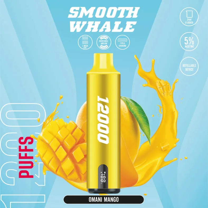 SMOOTHWhaleDisposable2_5_12000Puffs-OmaniMango