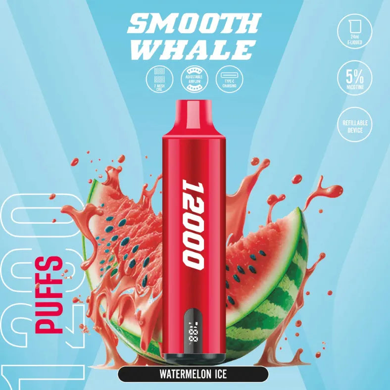 SMOOTHWhaleDisposable2_5_12000Puffs-WatermelonIce