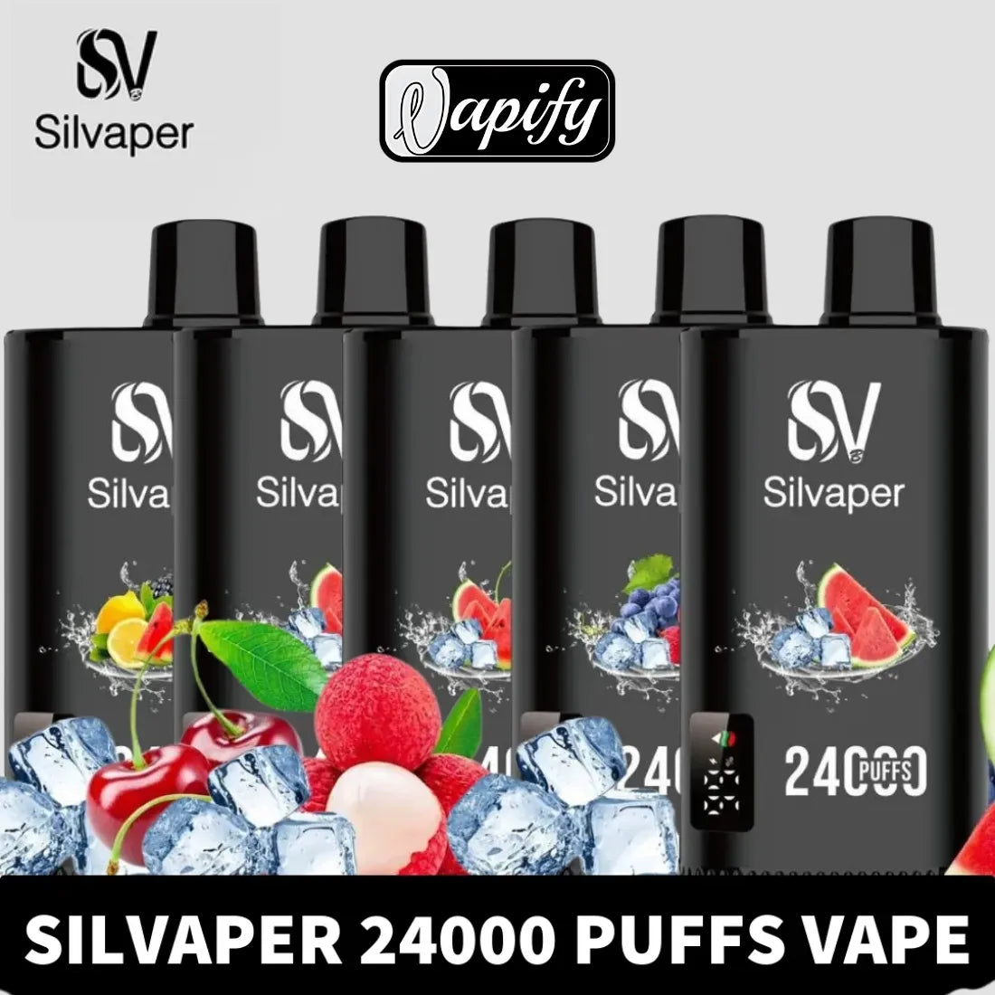 Silvaper 24000 Puffs Disposable Vape 2% Nicotine in Dubai, UAE