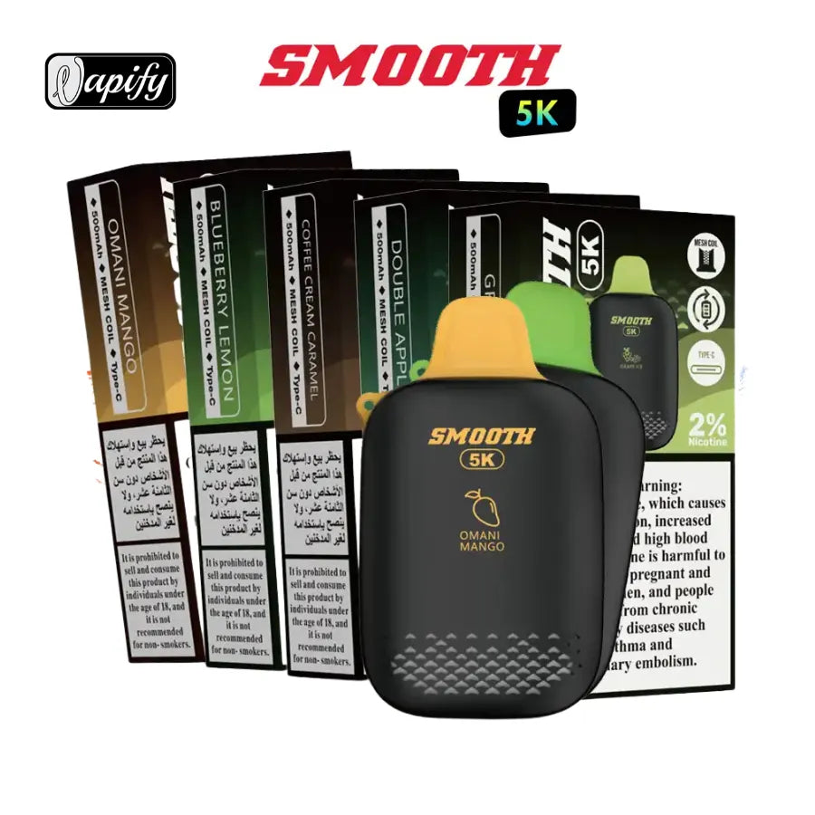 Best  Smooth 5000 Puffs Disposable Vape 20mg in Dubai, UAE
