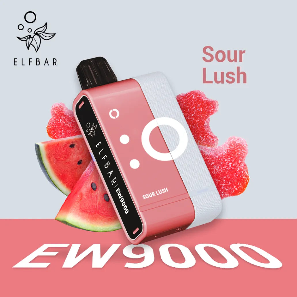 Sour Lush - Elf Bar EW9000 Prefilled Pod Kit 9000 Puffs in Dubai, UAE