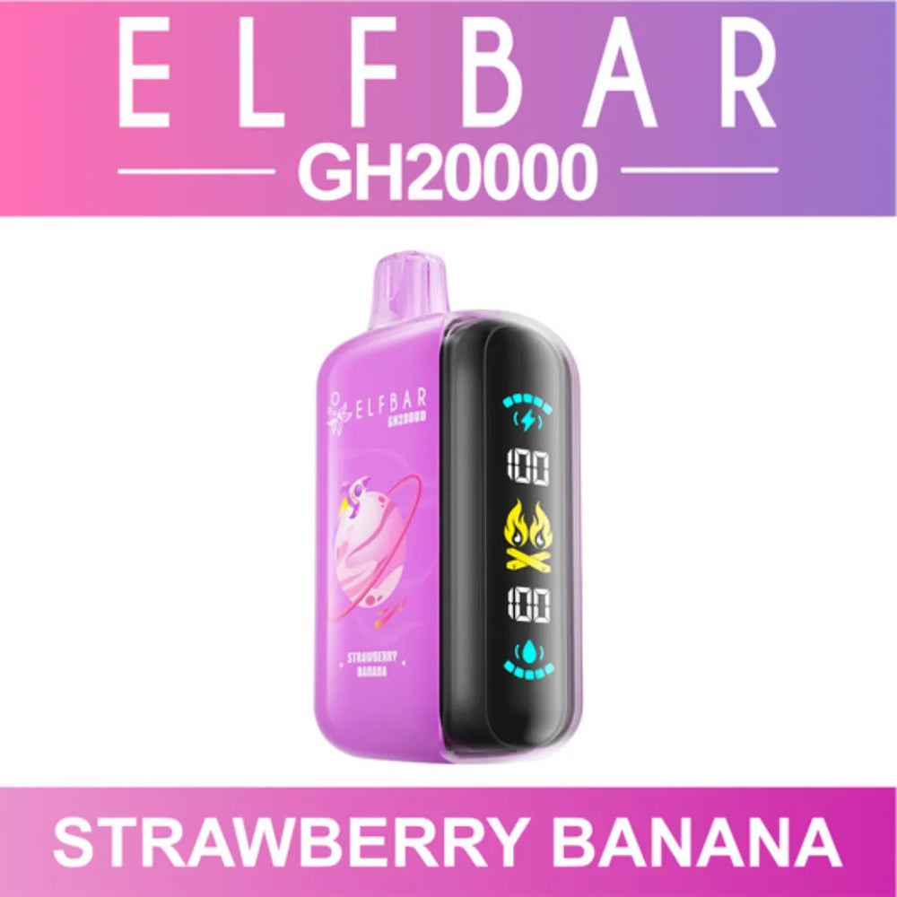 Strawberry Banana - Elf Bar GH20000 Puffs Disposable Vape in Dubai, UAE