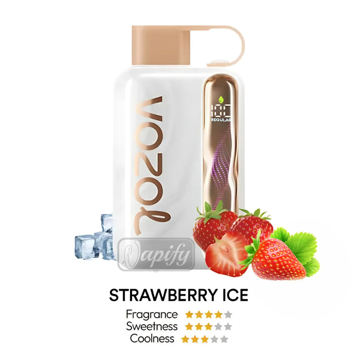 Strawberry Ice - Vozol Star 40000 Puffs Disposable Vape Dual Mode in Dubai, UAE