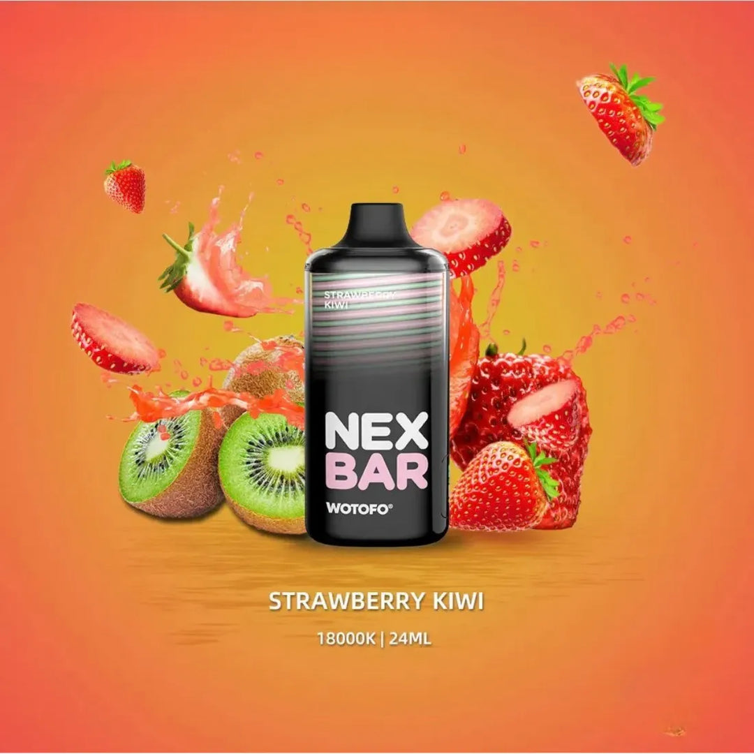 Strawberry Kiwi - Wotofo Nex Bar 18000 Puffs Disposable Vape 20mg in Dubai, UAE