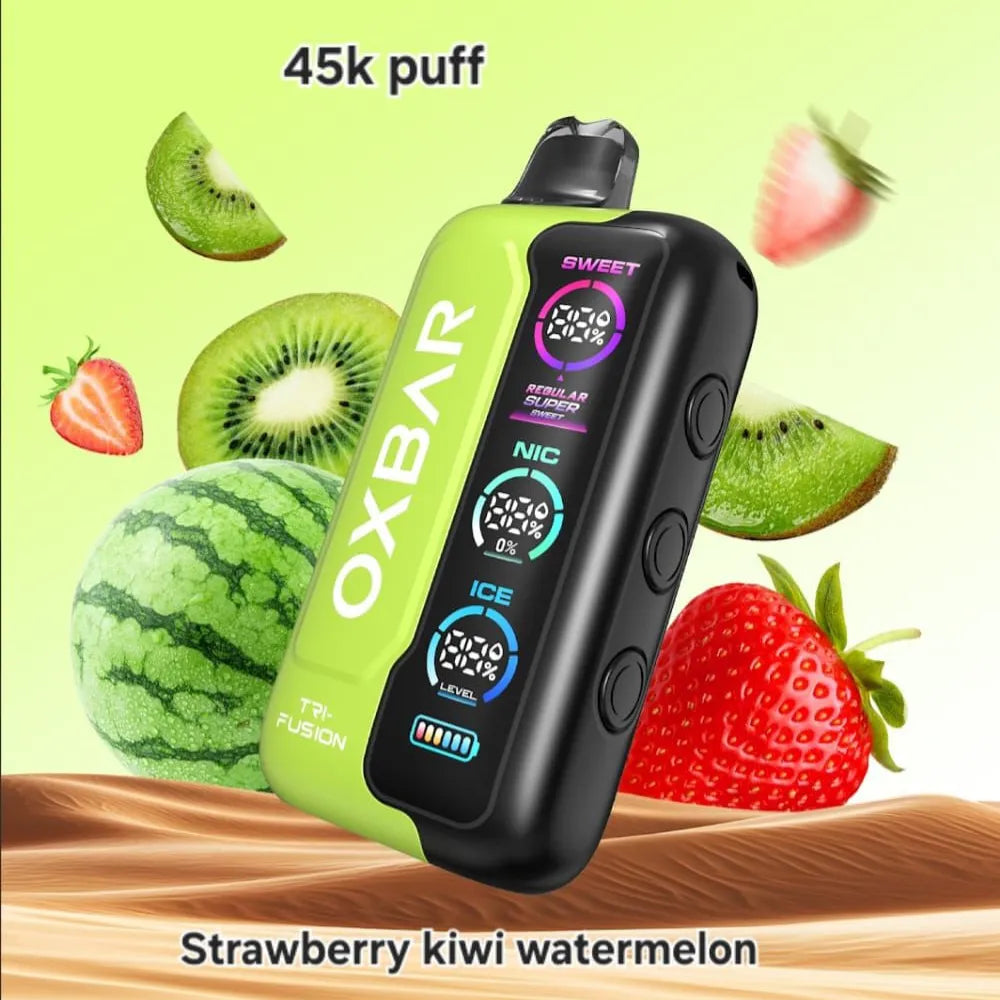 Strawberry Kiwi Watermelon - OXBAR TRI Fusion 45000 Puffs Disposable Vape in Dubai, UAE