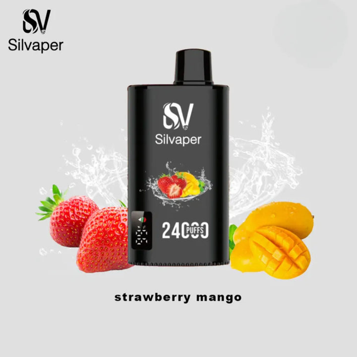 Strawberry Mango  - Silvaper 24000 Puffs Disposable Vape 2% Nicotine in Dubai, UAE