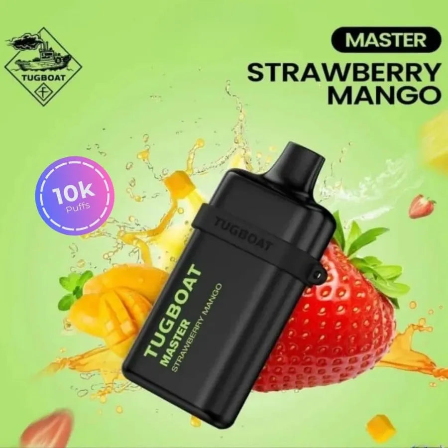 Strawberry Mango- Tugboat Master 10000 Puffs Disposable Vape 20mg in Dubai, UAE
