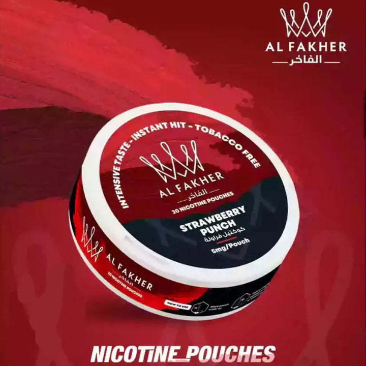 Strawberry Punch  - AL Fakher Nicotine Pouches in Dubai, UAE 