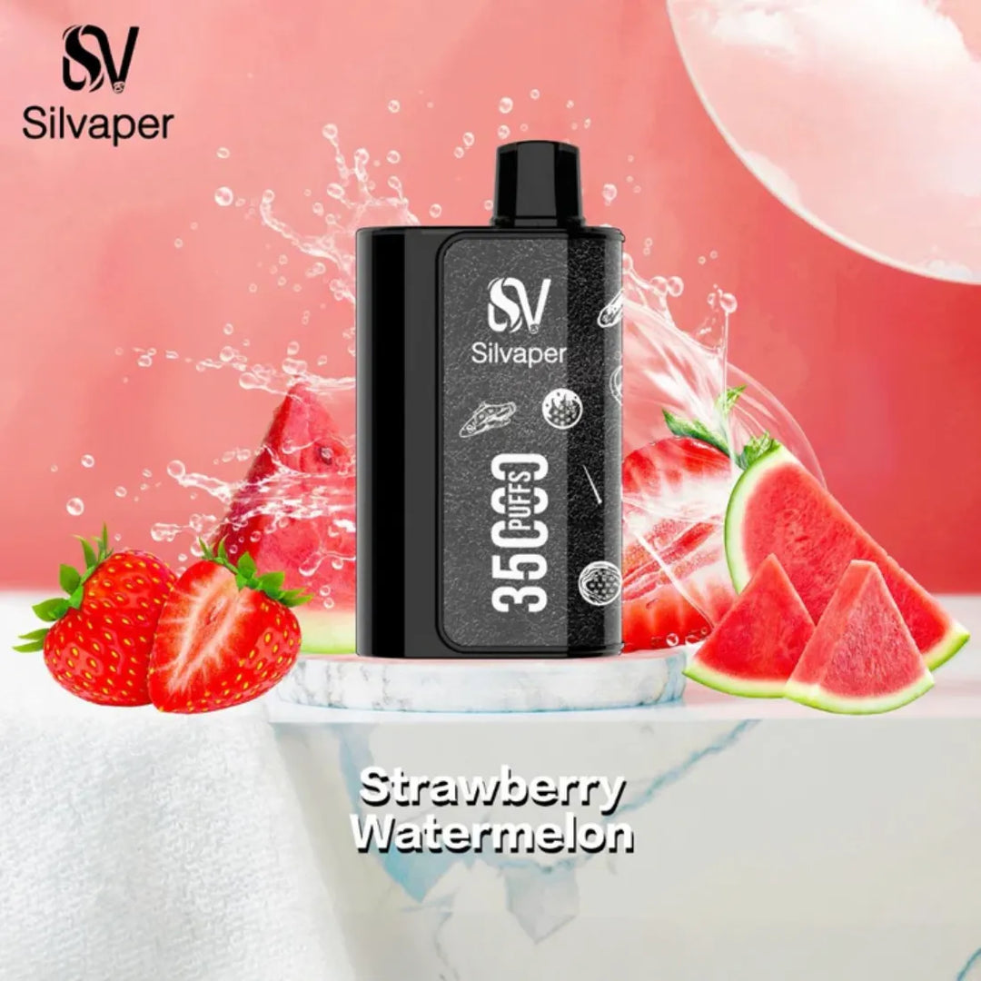 Strawberry Watermelon - Silvaper 35000 Puffs Disposable Vape 20mg in Dubai, UAE