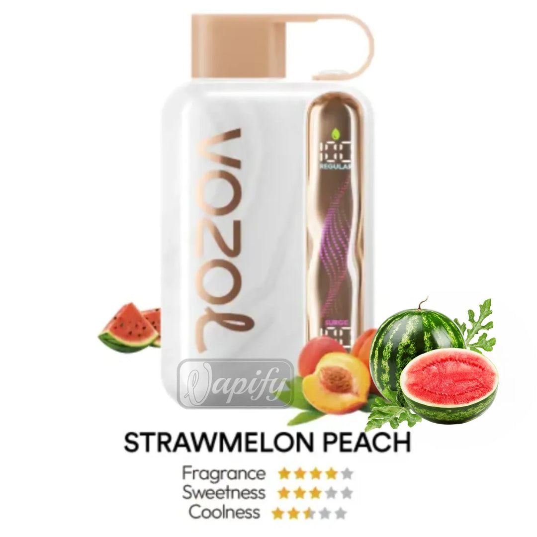 Strawmelon Peach - Vozol Star 40000 Puffs Disposable Vape Dual Mode in Dubai, UAE