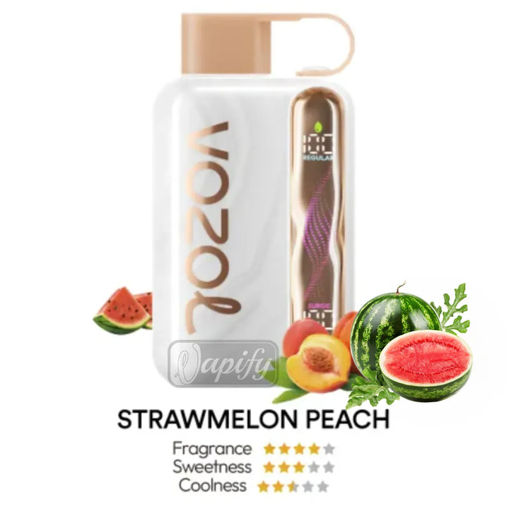 Strawmelon Peach - Vozol Star 40000 Puffs Disposable Vape Dual Mode in Dubai, UAE