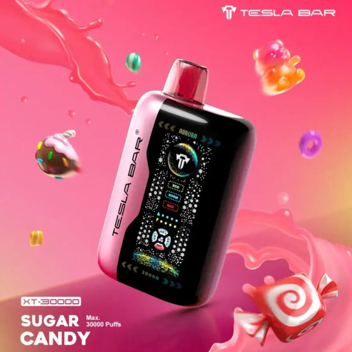 Sugar Candy  - Tesla Bar XT 30000 Puff Disposable Vape 2% Nicotine in Dubai, UAE