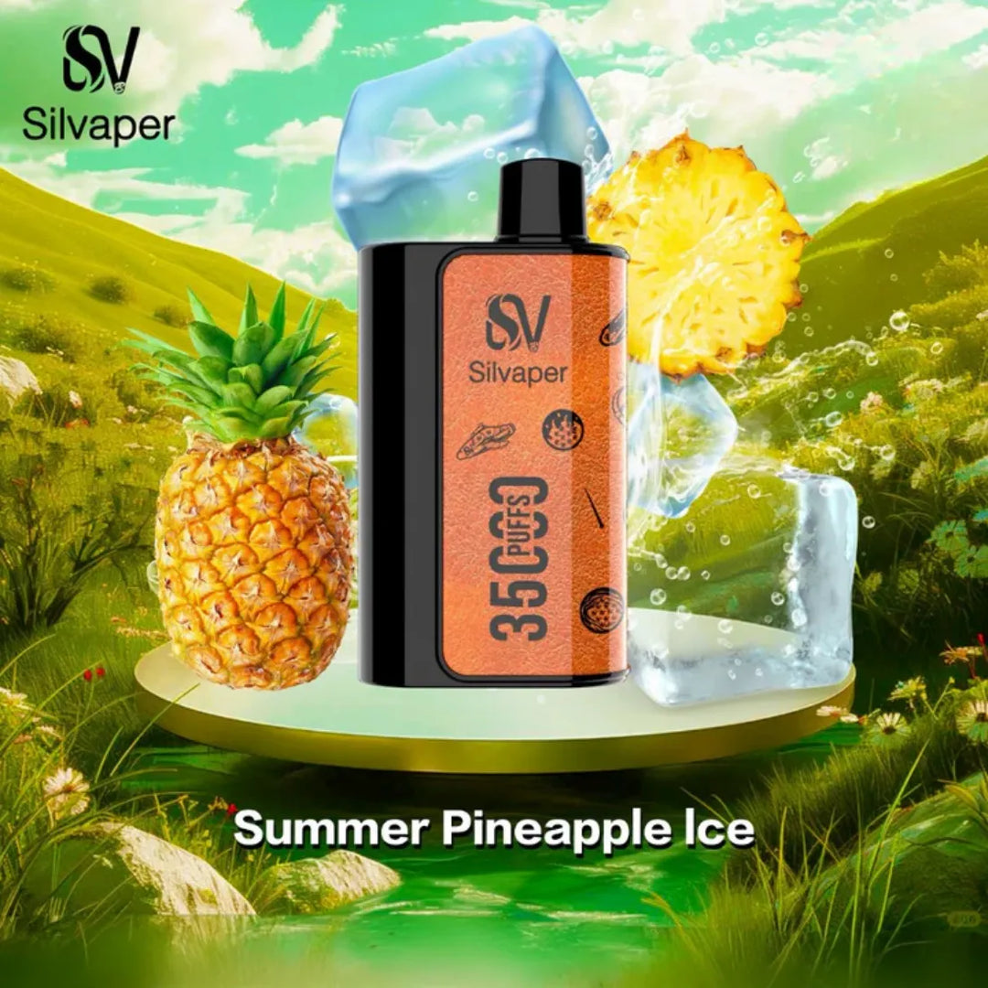 Summer Pineapple Ice - Silvaper 35000 Puffs Disposable Vape 20mg in Dubai, UAE