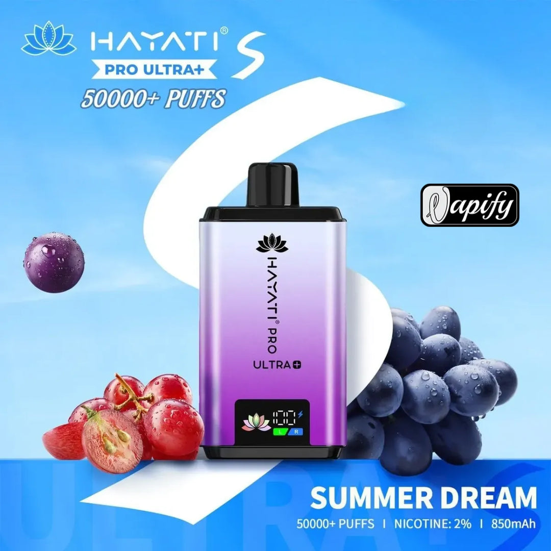 Summer Dream- Hayati Pro Ultra+ S 50000 Puffs Disposable Vape 2% Nicotine in Dubai, UAE