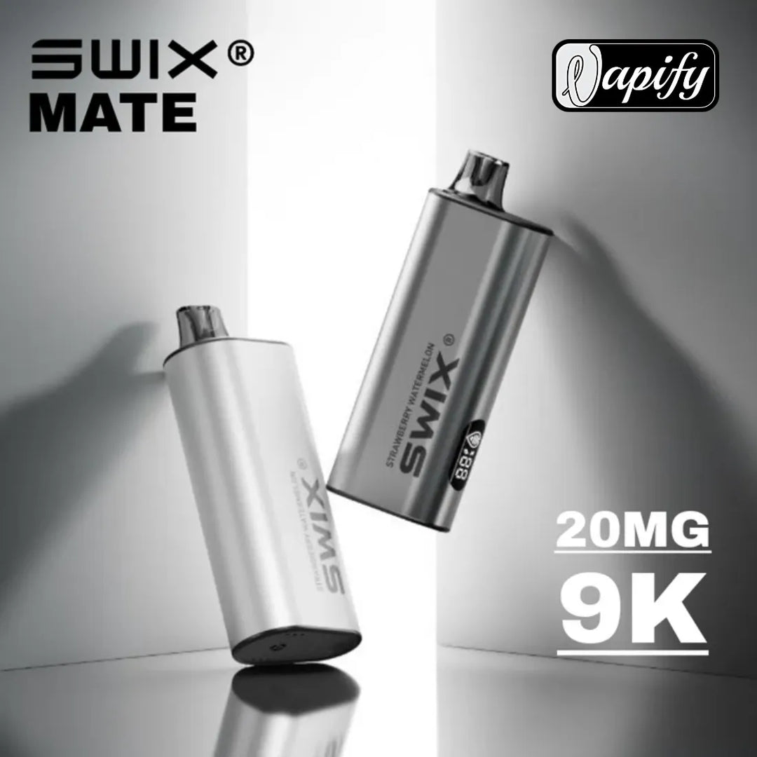 New Swix Mate 9000 Puffs Non-Rechargeable Disposable Vape 20mg in Dubai, UAE
