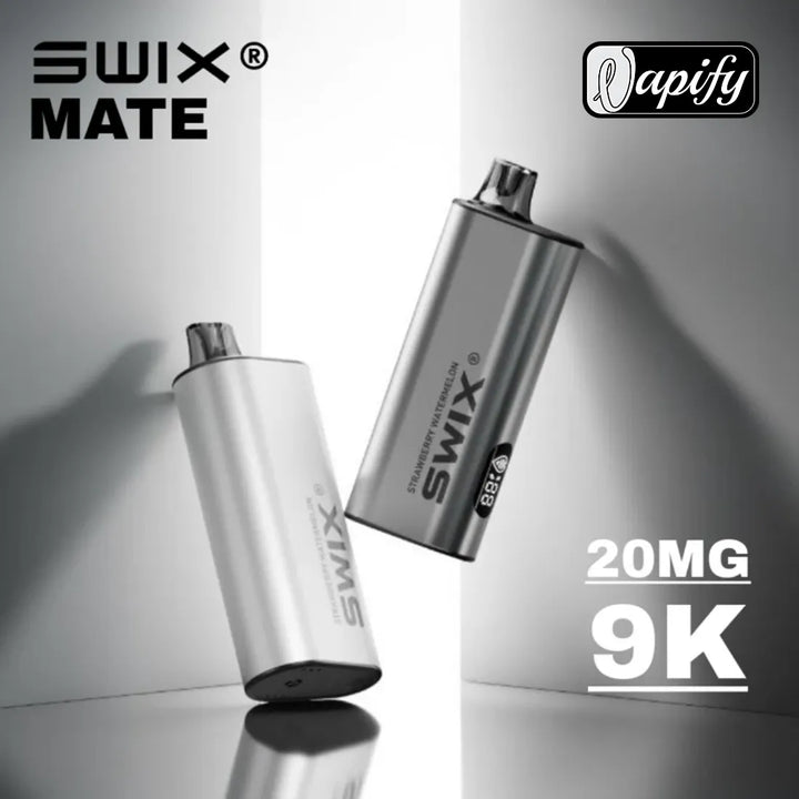New Swix Mate 9000 Puffs Non-Rechargeable Disposable Vape 20mg in Dubai, UAE