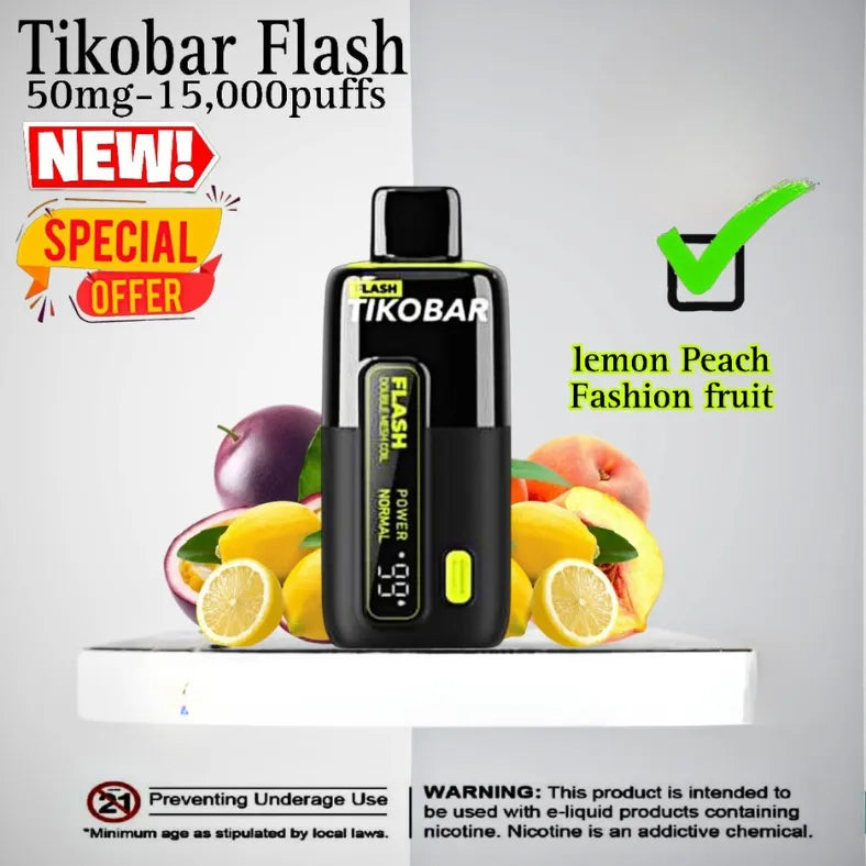 TIKOBARFlash15000Puffs5_Nicotine-LemonPeachPassionFruit