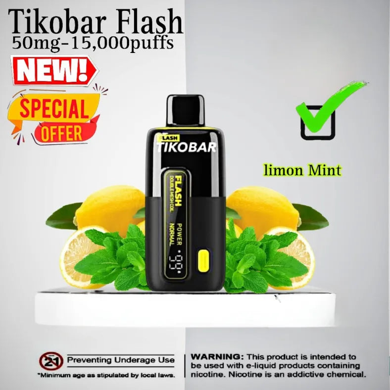 TIKOBARFlash15000Puffs5_Nicotine-LimonMint