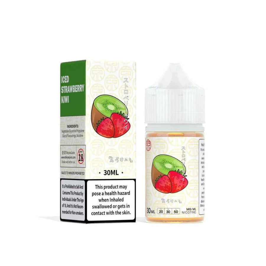 Iced Strawberry Kiwi- TOKYO Classic 30ml Salt Nicotine E-Liquid in Dubai, UAE