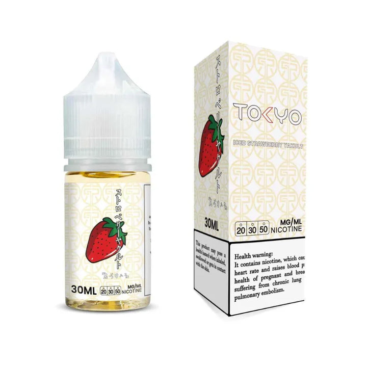 Iced Strawberry Yakult- TOKYO Classic 30ml Salt Nicotine E-Liquid in Dubai, UAE