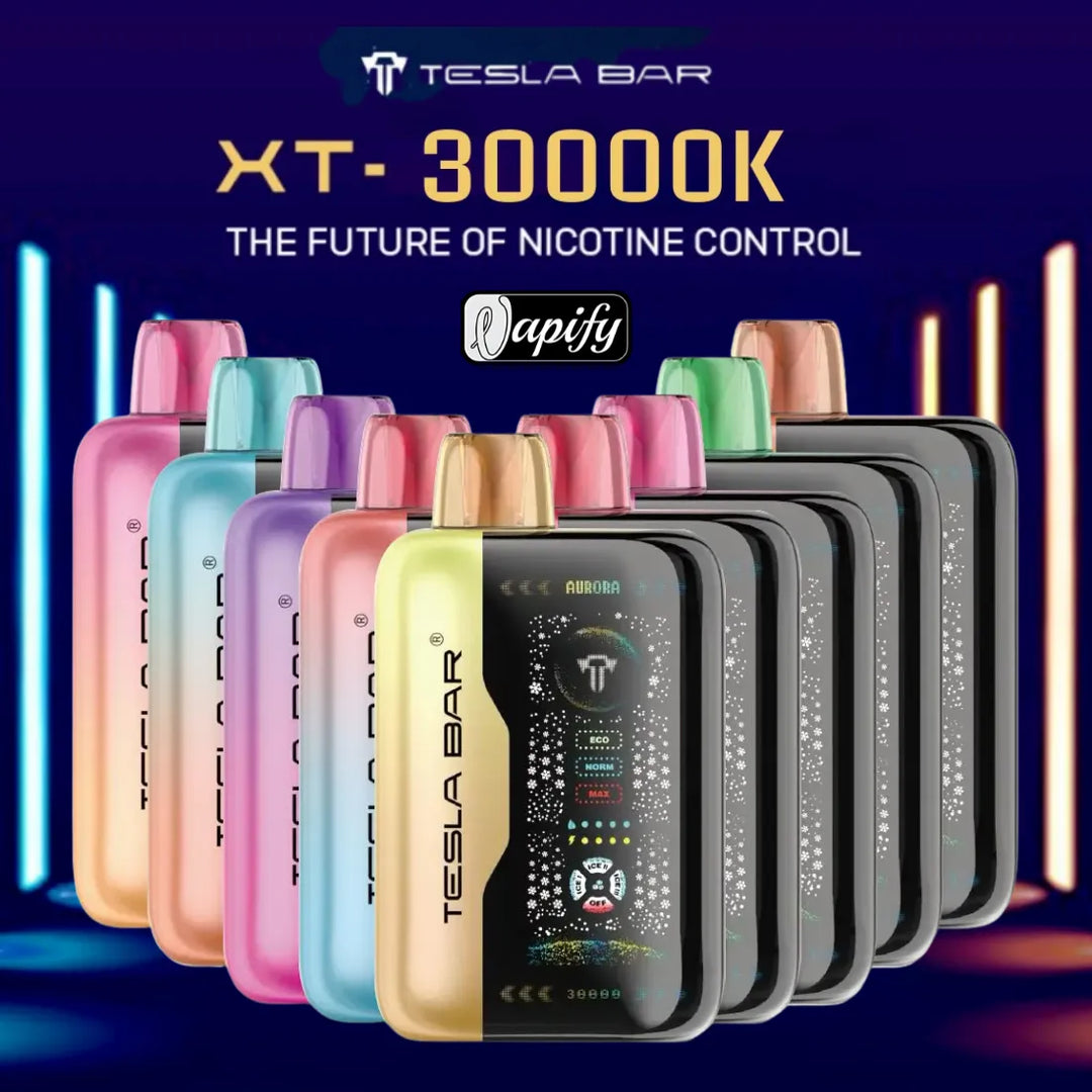 Tesla Bar XT 30000 Puff Disposable Vape 2% Nicotine in Dubai, UAE