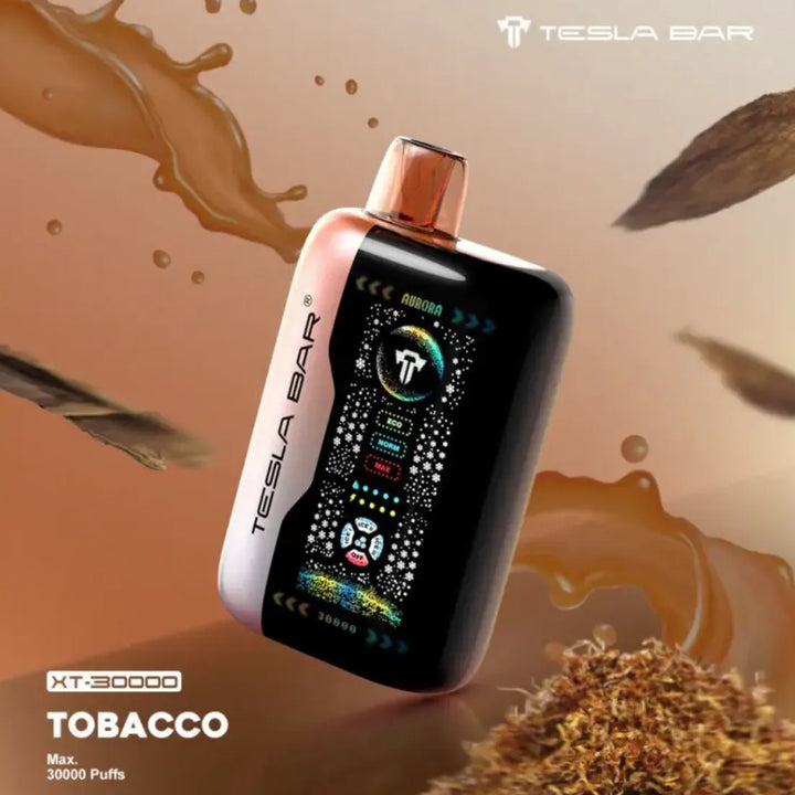 Tobacco  - Tesla Bar XT 30000 Puff Disposable Vape 2% Nicotine in Dubai, UAE