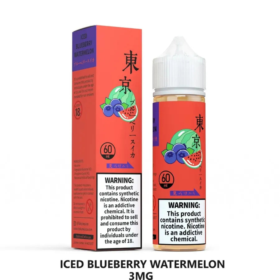 Iced Blueberry Watermelon - Tokyo 60ml Liquid in Dubai, UAE