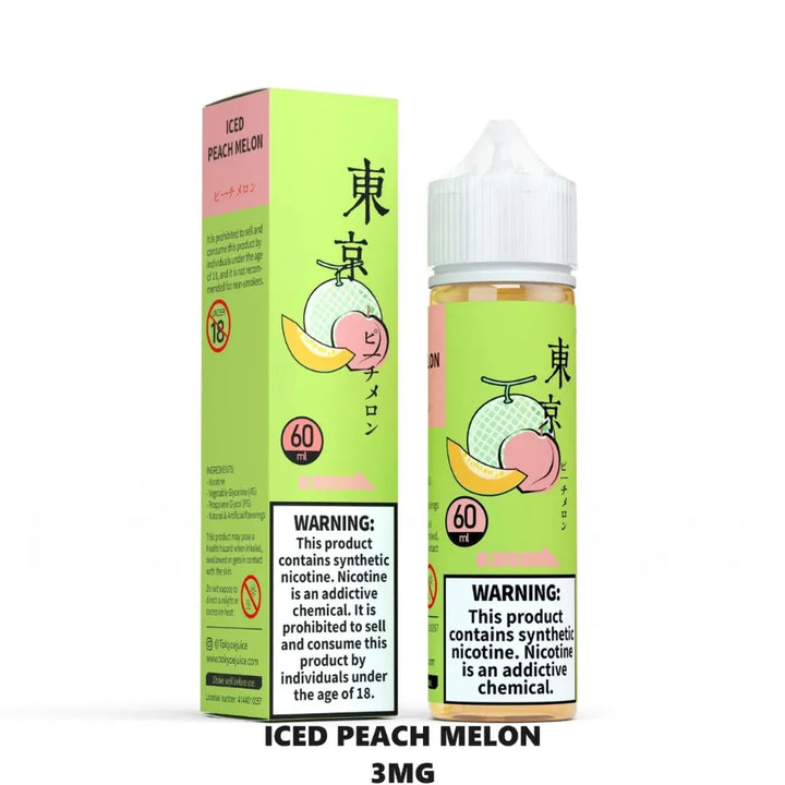  Iced Peach Melon- Tokyo 60ml Liquid in Dubai, UAE