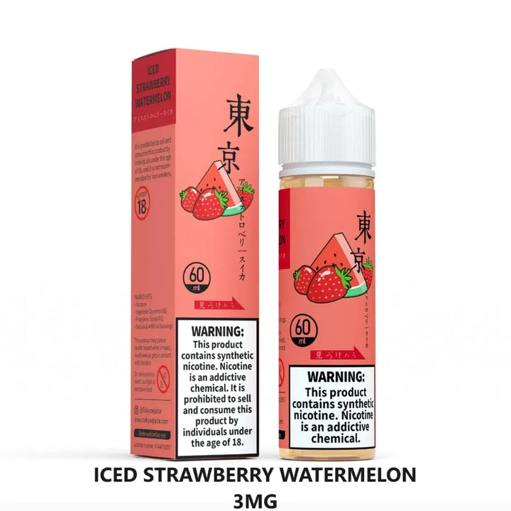 Iced Strawberry Watermelon- Tokyo 60ml Liquid in Dubai, UAE