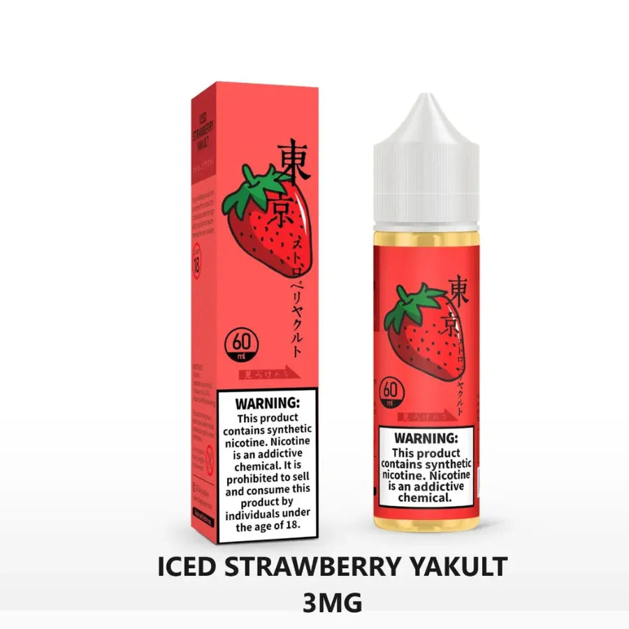 Iced Strawberry Yakult- Tokyo 60ml Liquid in Dubai, UAE