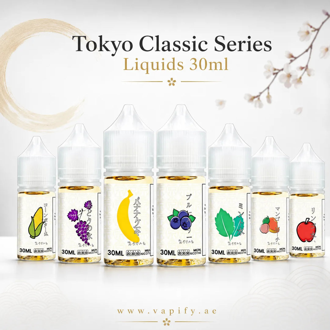 Tokyo Salt Nic E-Juice Classic Series 20mg/30mg/50mg ~30 ml